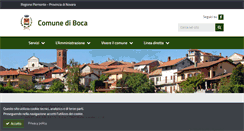 Desktop Screenshot of comune.boca.no.it